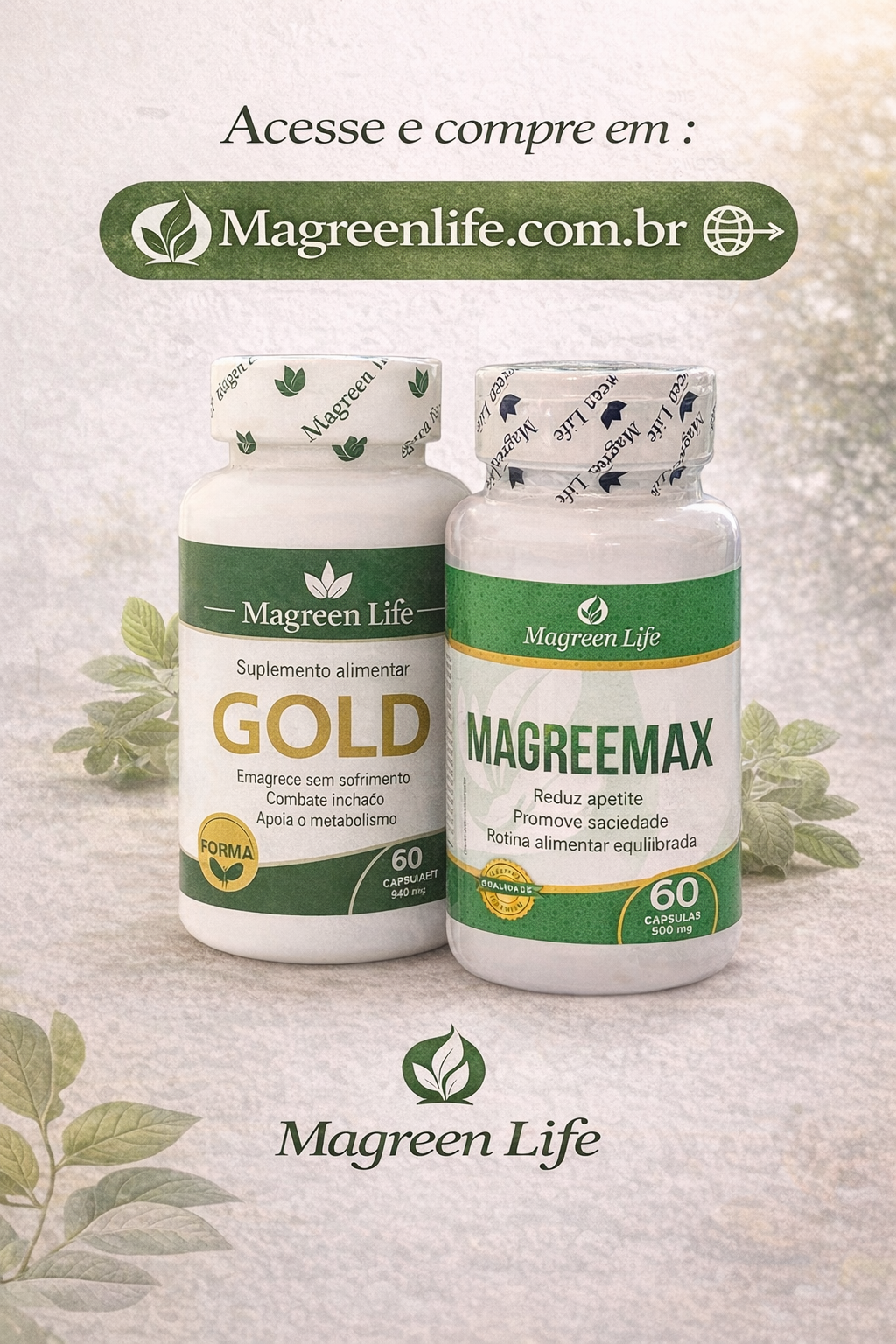 COMBO VERÃO/ GOLD & MAGREEMAX